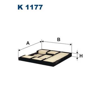 Слика на Филтер за кабина FILTRON K 1177