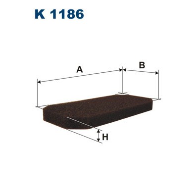 Слика на Филтер за кабина FILTRON K 1186 за камион Renault Premium 1 Distribution 260.19 - 256 коњи дизел