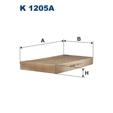 Слика на Филтер за кабина FILTRON K 1205A за Mercedes SLK (r172) 250 CDI (172.403) - 204 коњи дизел