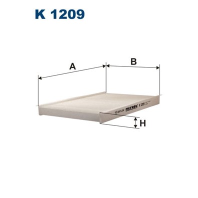 Слика на Филтер за кабина FILTRON K 1209