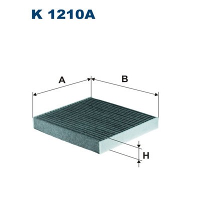 Слика на Филтер за кабина FILTRON K 1210A за Toyota Corolla Sedan (E15) 1.4 VVT-i - 97 коњи бензин