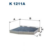 Слика 1 на Филтер за кабина FILTRON K 1211A