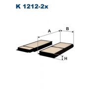 Слика 1 $на Филтер за кабина FILTRON K 1212-2x