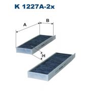 Слика 1 на Филтер за кабина FILTRON K 1227A-2x