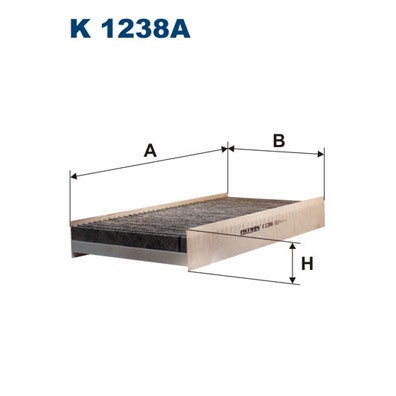 Слика на Филтер за кабина FILTRON K 1238A за Citroen Jumpy BOX 2.0 HDi 125 - 128 коњи дизел