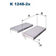 Слика 1 на Филтер за кабина FILTRON K 1248-2x