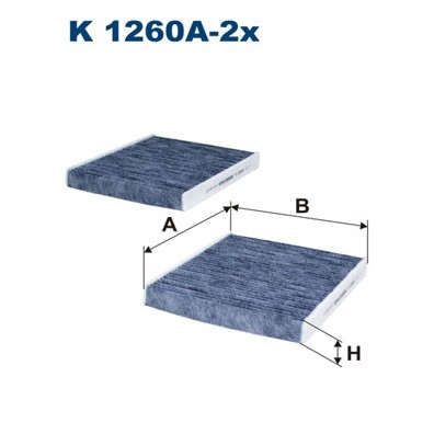 Слика на Филтер за кабина FILTRON K 1260A-2x за BMW 6 Cabrio F12 M6 - 575 коњи бензин