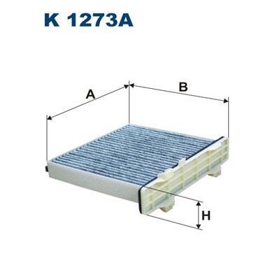 Слика на Филтер за кабина FILTRON K 1273A за Mitsubishi Montero 4 (V80,V90) V6 (V87W, V97W) - 250 коњи бензин