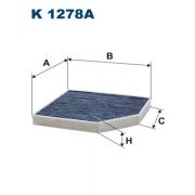 Слика 1 на Филтер за кабина FILTRON K 1278A