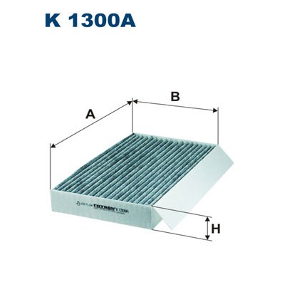 Слика на Филтер за кабина FILTRON K 1300A за Renault Megane 3 Hatchback 2.0 CVT (BZ0G, BZ1P) - 140 коњи бензин