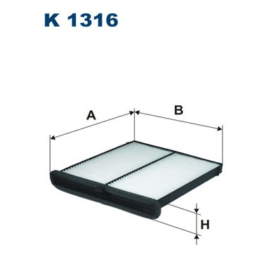 Слика на Филтер за кабина FILTRON K 1316