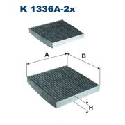 Слика 1 на Филтер за кабина FILTRON K 1336A-2x