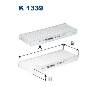 Слика на Филтер за кабина FILTRON K 1339-2x