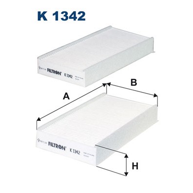 Слика на Филтер за кабина FILTRON K 1342-2x за Mini Clubman (F54) Cooper D - 150 коњи дизел