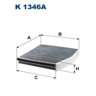 Слика на Филтер за кабина FILTRON K 1346A за Mercedes B-Class (w246) B 180 (246.242) - 122 коњи бензин