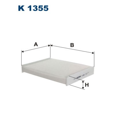 Слика на Филтер за кабина FILTRON K 1355 за Renault Megane 4 Hatchback 1.2 TCe 100 (B9MS) - 100 коњи бензин