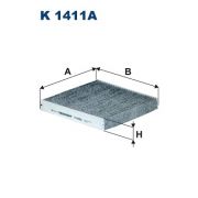 Слика 1 $на Филтер за кабина FILTRON K 1411A