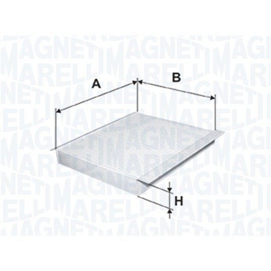 Слика на Филтер за кабина MAGNETI MARELLI 350203061700 за Peugeot 308 Hatchback 1.6 16V - 120 коњи бензин