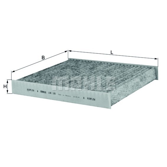 Слика на Филтер за кабина MAHLE LAK 120 за Skoda Fabia Combi (6Y5) 1.4 16V - 100 коњи бензин