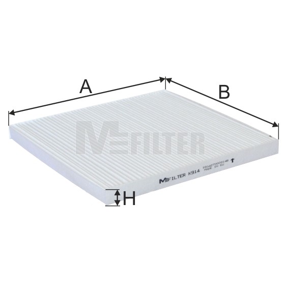 Слика на Филтер за кабина MFILTER K 914 за Renault Megane Scenic (JA01) 2.0 i (JA0G) - 114 коњи бензин