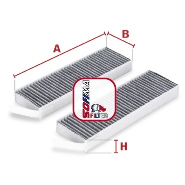 Слика на Филтер за кабина SOFIMA S 4172 CA за Citroen C4 Picasso UD 1.6 VTi 120 - 120 коњи бензин