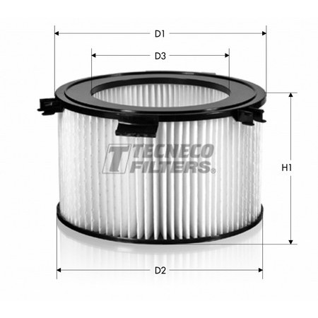 Слика на Филтер за кабина TECNECO FILTERS CK9579 за VW Transporter T4 Box 1.9 D - 60 коњи дизел