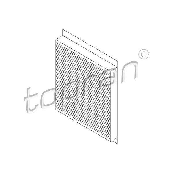 Слика на Филтер за кабина TOPRAN 206 736