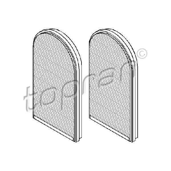 Слика на Филтер за кабина TOPRAN 500 223
