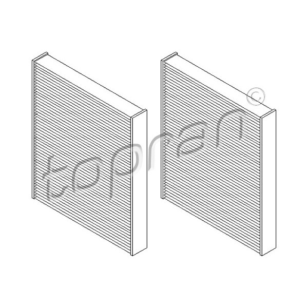 Слика на Филтер за кабина TOPRAN 501 647