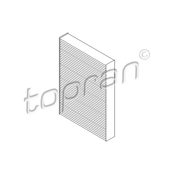 Слика на Филтер за кабина TOPRAN 700 130 за Renault Clio 2 1.5 dCi (B/CB3N) - 84 коњи дизел