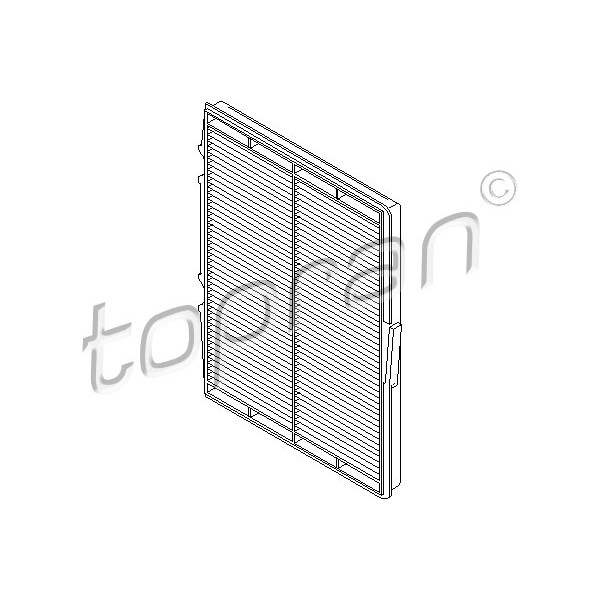 Слика на Филтер за кабина TOPRAN 700 256 за Renault Megane 1 (BA0-1) 1.4 16V (BA0D, BA1H, BA0W, BA10) - 95 коњи бензин
