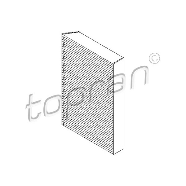 Слика на Филтер за кабина TOPRAN 700 743 за Renault Megane CC 2.0 CVT (EZ0G, EZ1E, EZ1P) - 140 коњи бензин