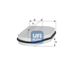 Слика на Филтер за кабина UFI 53.007.00 за Mercedes CLK (c208) 55 AMG (208.374) - 347 коњи бензин