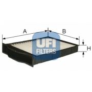 Слика 1 на Филтер за кабина UFI 53.107.00