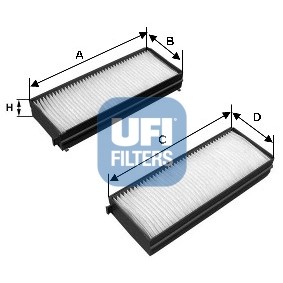 Слика на Филтер за кабина UFI 53.142.00