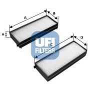 Слика 1 на Филтер за кабина UFI 53.142.00
