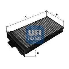 Слика на Филтер за кабина UFI 54.125.00 за Citroen C5 DE Estate 1.8 16V (DE6FZB, DE6FZE) - 115 коњи бензин