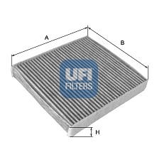 Слика на Филтер за кабина UFI 54.148.00 за VW Transporter T5 Platform 2.0 BiTDI - 180 коњи дизел