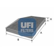 Слика 1 на Филтер за кабина UFI 54.168.00