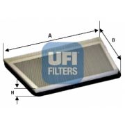 Слика 1 на Филтер за кабина UFI 54.194.00