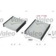 Слика 1 на Филтер за кабина VALEO CLIMFILTER COMFORT 715556