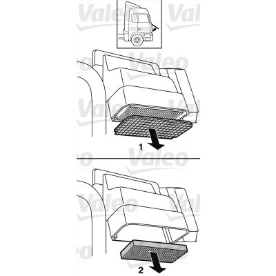 Слика на Филтер за кабина VALEO CLIMFILTER COMFORT 716001 за камион DAF 45 FA 45.150 C09 - 147 коњи дизел