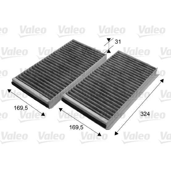 Слика на Филтер за кабина VALEO CLIMFILTER PROTECT 698864