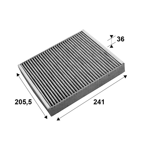 Слика на Филтер за кабина VALEO CLIMFILTER PROTECT 715659 за CHEVROLET CRUZE Sedan J300 2.0 CDI - 150 коњи дизел