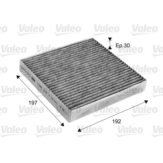 Слика на Филтер за кабина VALEO CLIMFILTER PROTECT 715681 за Jaguar XF Saloon (J05,CC9) 5.0 XFR-S - 550 коњи бензин