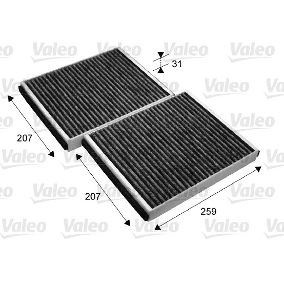 Слика на Филтер за кабина VALEO CLIMFILTER PROTECT 715690 за BMW 7 Series F 730 d - 211 коњи дизел