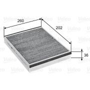 Слика 1 на Филтер за кабина VALEO CLIMFILTER PROTECT 715757