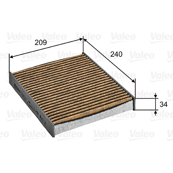 Слика на Филтер за кабина VALEO CLIMFILTER SUPREME 701027