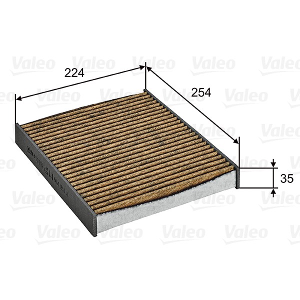 Слика на Филтер за кабина VALEO CLIMFILTER SUPREME 701029 за Audi A1 (8X1) 1.4 TDI - 90 коњи дизел