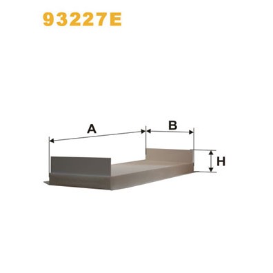 Слика на Филтер за кабина WIX FILTERS 93227E за камион MAN TGA 18.360 FAK, FAK-L, FALK, FALK-L, FHLK - 360 коњи дизел